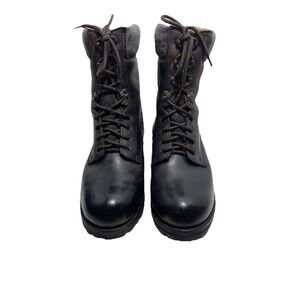 RedHead Waterproof Boots AMK-1224 Size 12M Lace-Up Leather  Black EUC ***READ***